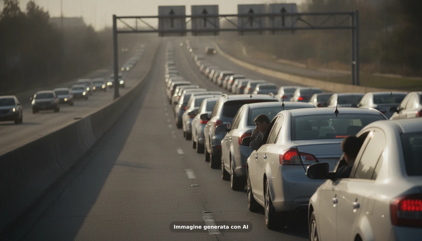 Traffico in tilt sulla Pontina: incidente, code verso Roma