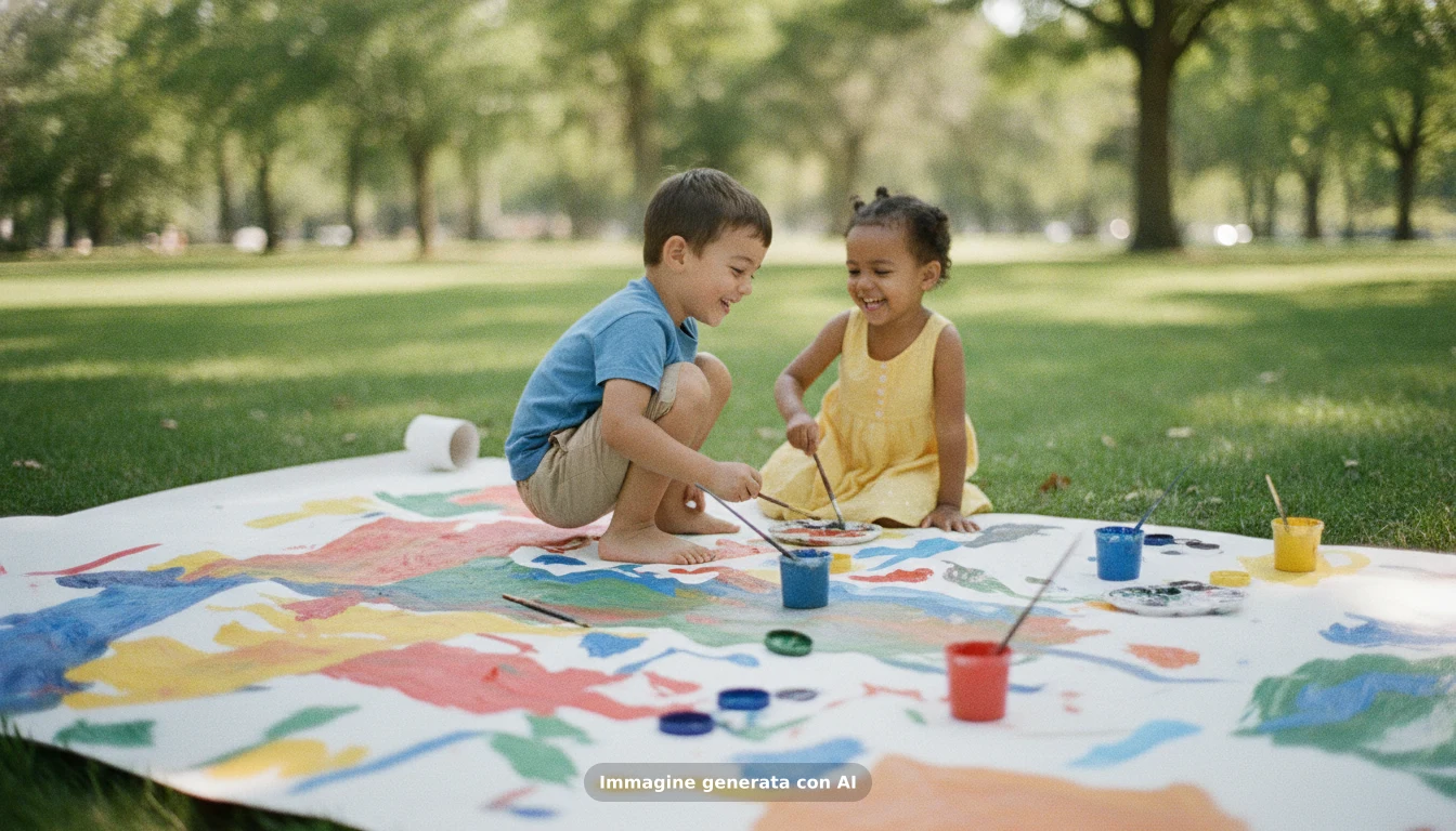 Roma colora: una giornata per i bambini a Tor di Quinto
