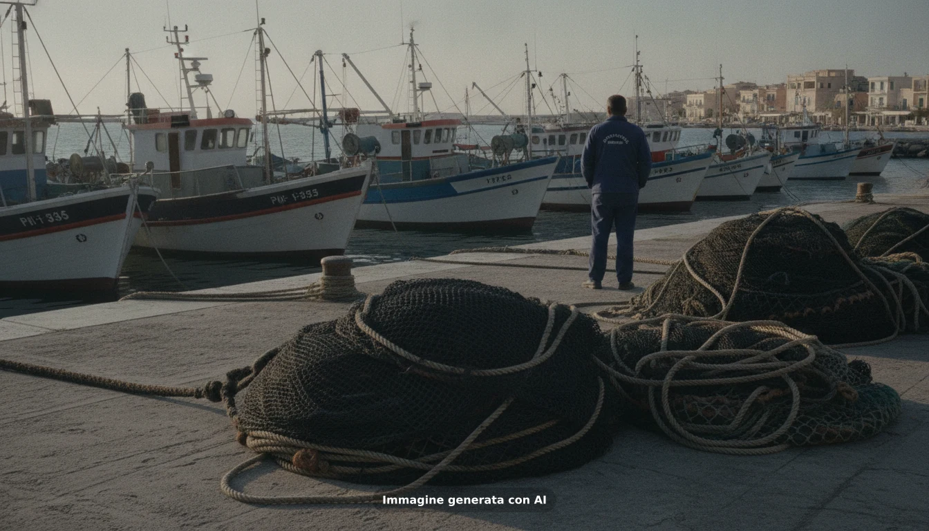 Fermo pesca nel Lazio: stop di un mese per le flotte
