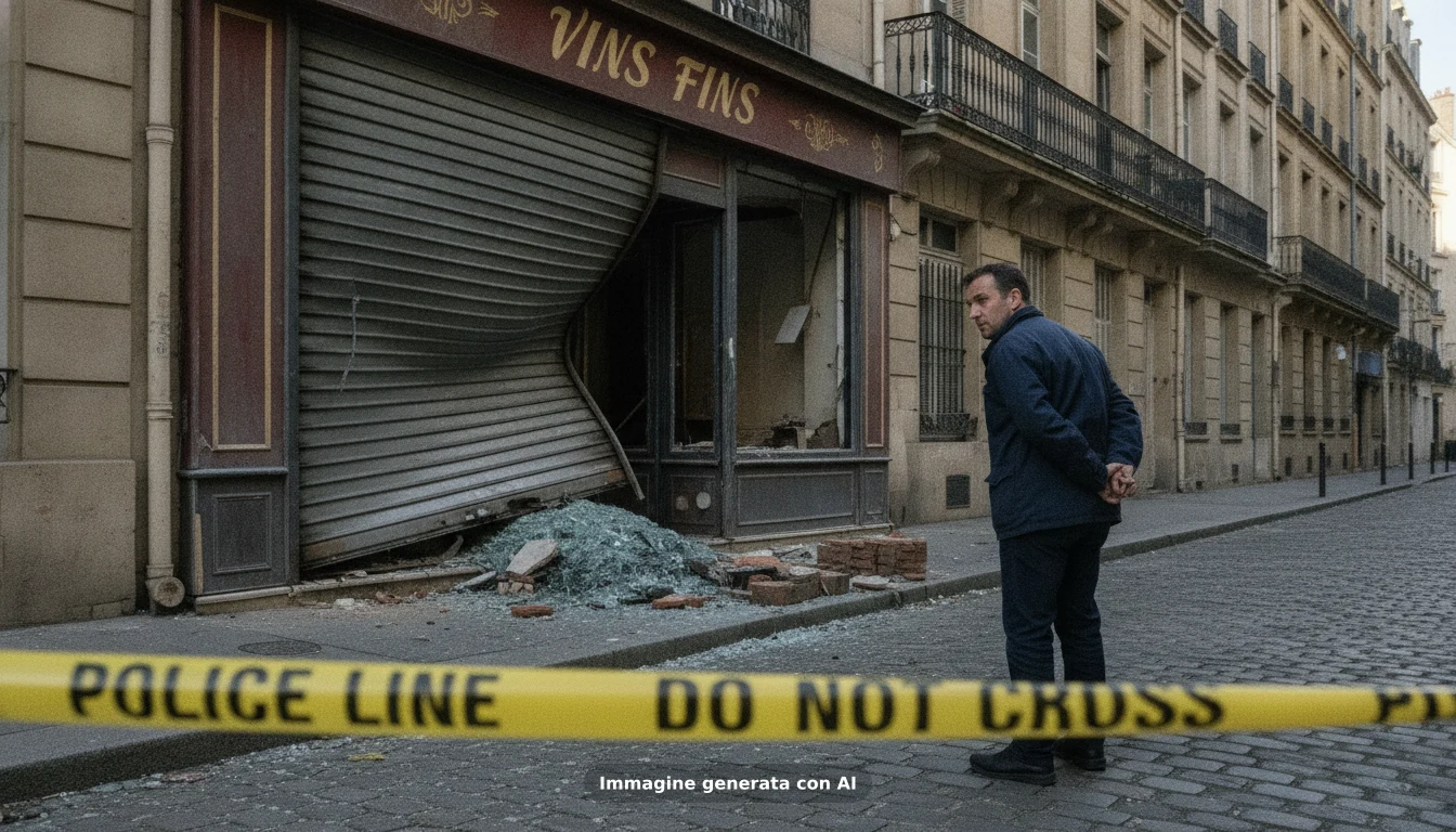 Roma, Don Bosco, esplosione davanti a un’enoteca: indagini in corso