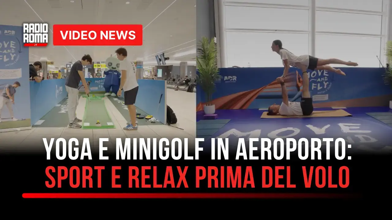 A Fiumicino arriva Move and Fly: lo sport entra nei terminal