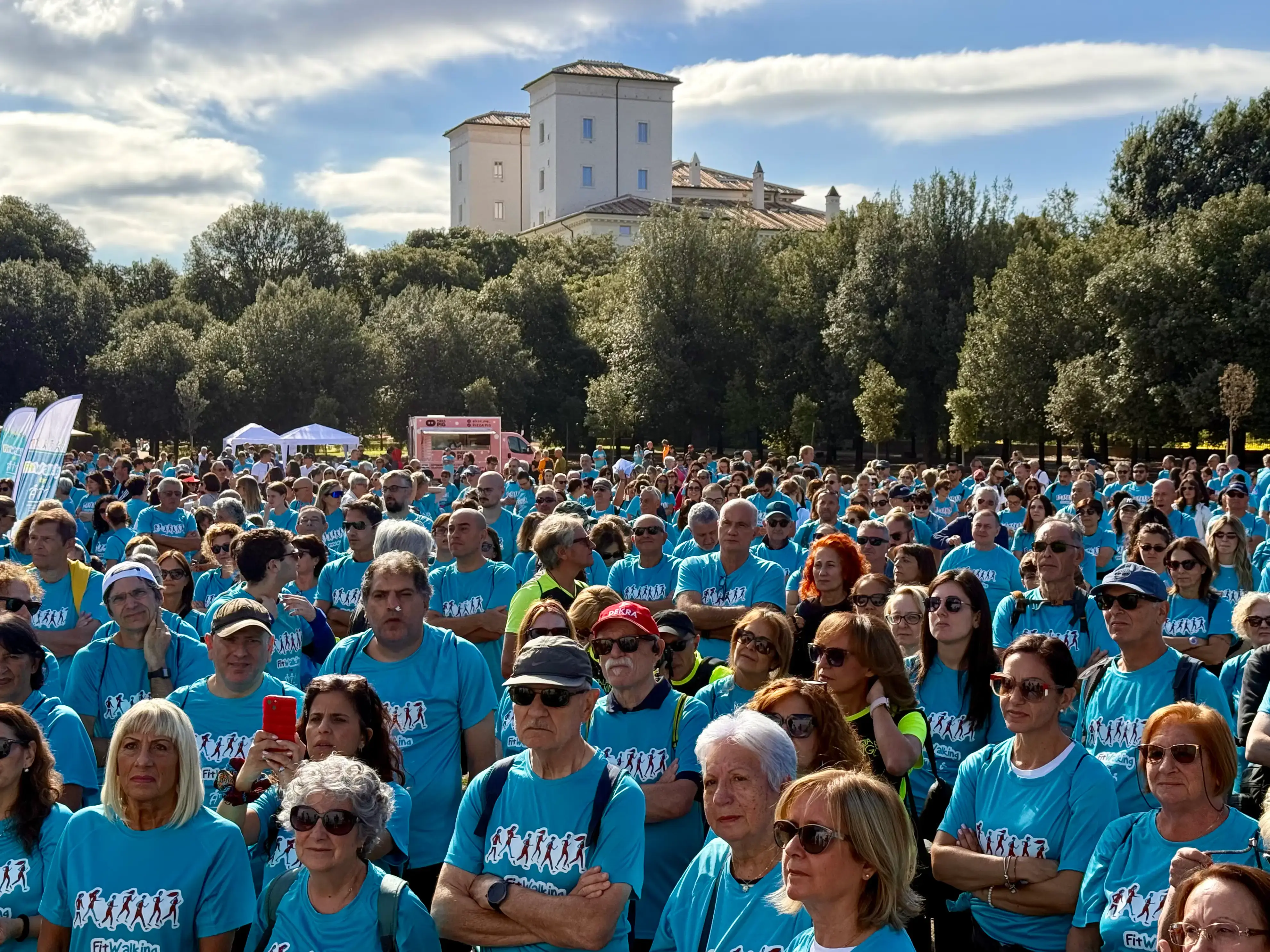 Fitwalking for AIL a Villa Borghese: oltre duemila in cammino per il Centro Mandelli