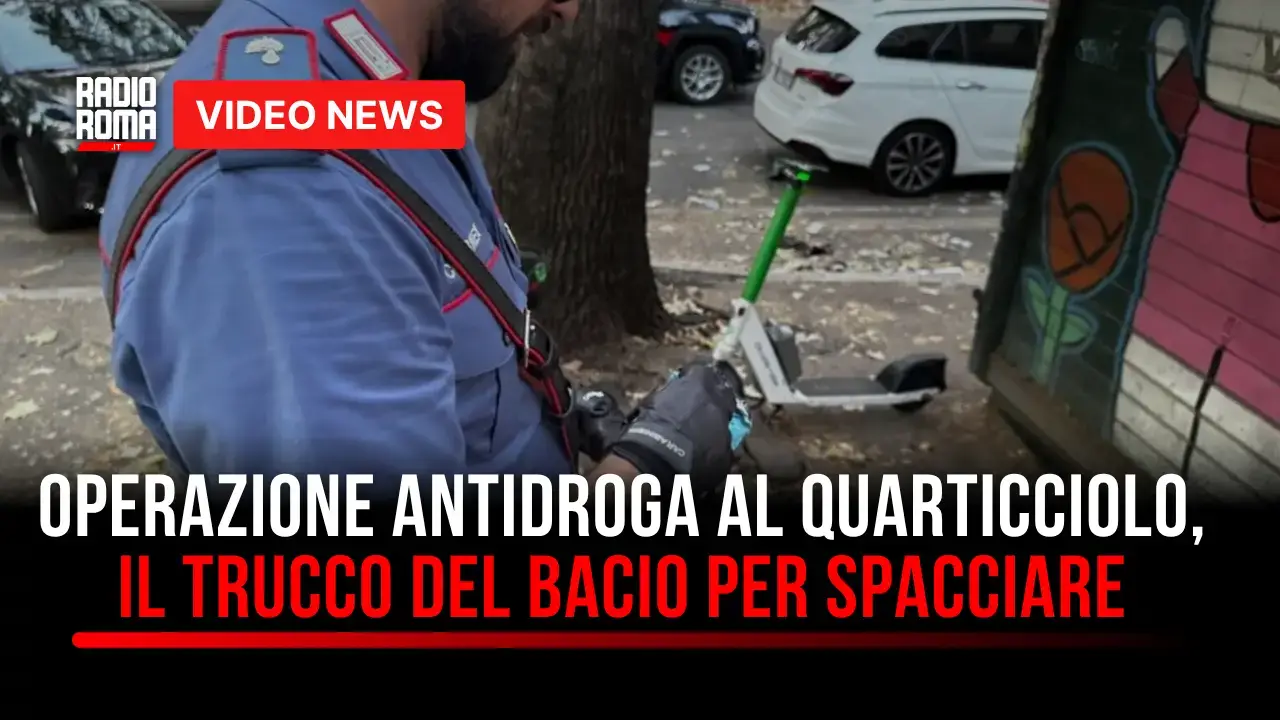 Operazione antidroga al Quarticciolo, il trucco del bacio per spacciare (Video)