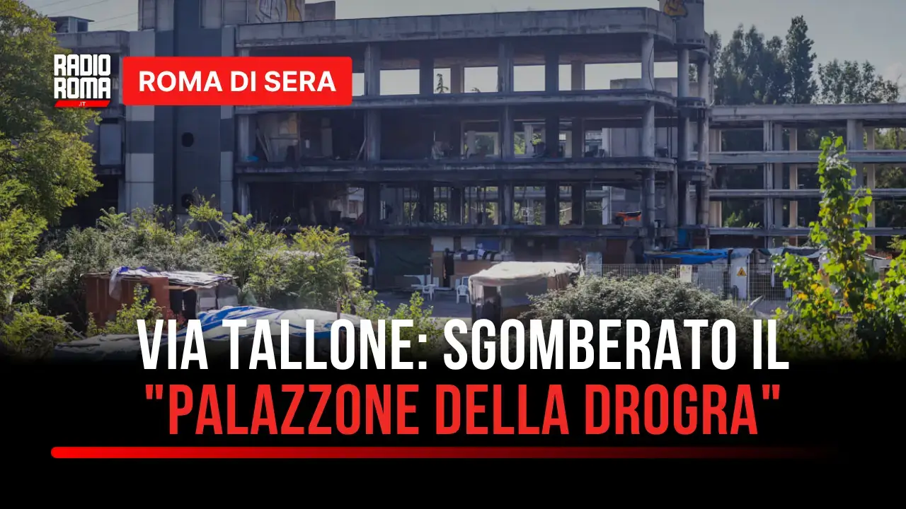 Tor Sapienza: sgombero in via Tallone, con Caliste a Roma di Sera