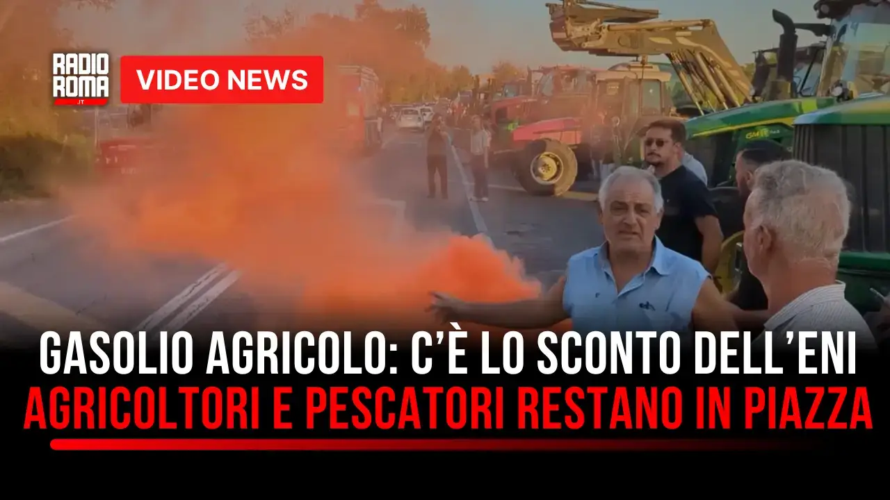Gasolio agricolo: c’è lo sconto dell’Eni, ma agricoltori e pescatori restano in piazza