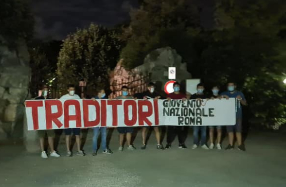 Stati Generali, blitz di Gioventù Nazionale Roma a Villa Pamphilj
