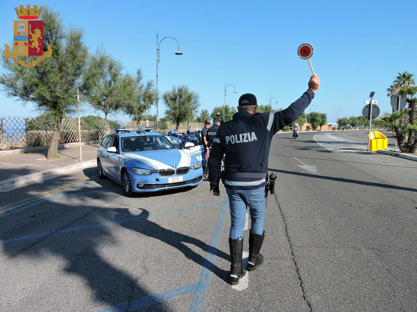 Sicurezza, aumento controlli Polizia sulle strade del litorale laziale
