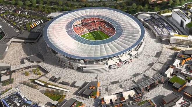 Stadio Roma, Pd contrario ma Raggi vuole andare avanti