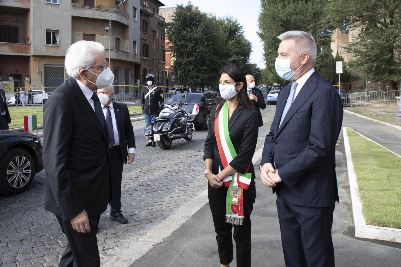 Anniversario della Difesa di Roma, Mattarella a Porta San Paolo e al Parco della Resistenza