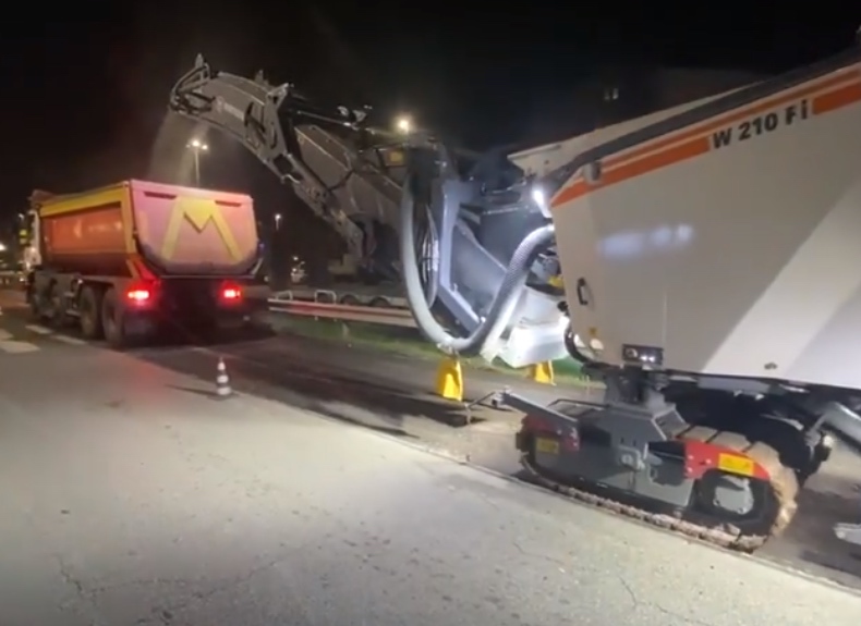 Roma, lavori notturni in via Borghesiana: parte la riqualificazione stradale