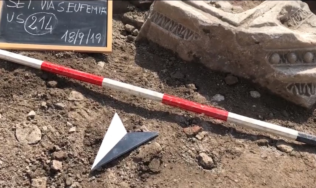 Riemerge una nuova porzione dei Fori Imperiali, concluso scavo archeologico di via Alessandrina