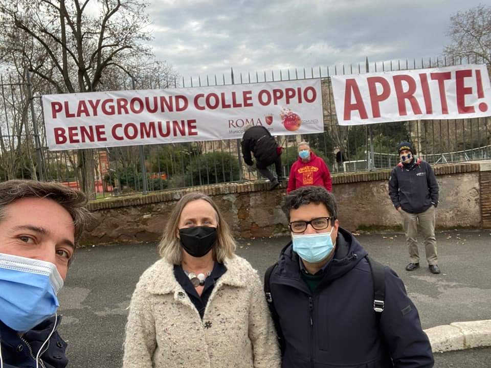 Roma, Campidoglio: sabato apre playground di Colle Oppio. Dalla prossima settimana anche lo skate-park