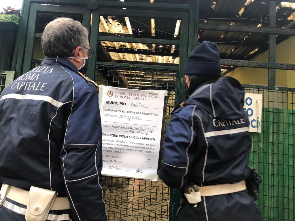 Roma, ex circolo bocciofilo occupato a San Basilio: sequestrata area 600 mq