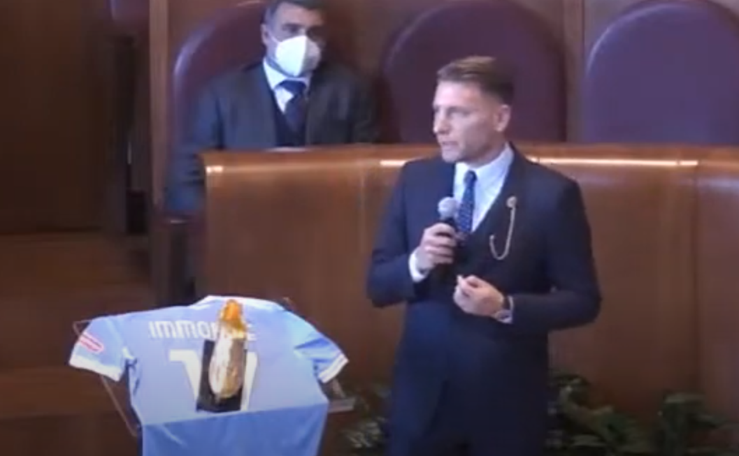 Immobile, oggi la consegna in Campidoglio della Scarpa d'Oro: "Il momento più alto della mia carriera"