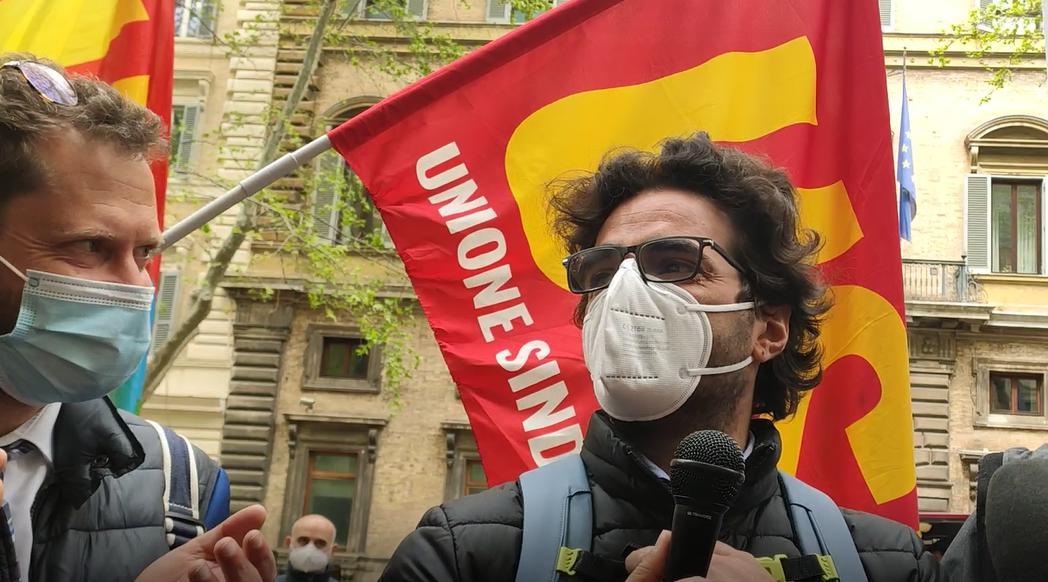 Roma, “Chiediamo il reintegro di Riccardo!”. USB ricevuta dal ministro Orlando