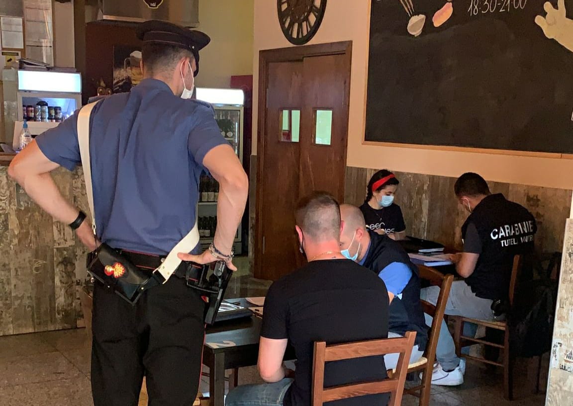 Roma, stretta sui locali della movida a Centocelle: irregolarità in 5 attività per carenze igieniche e lavoratori in nero