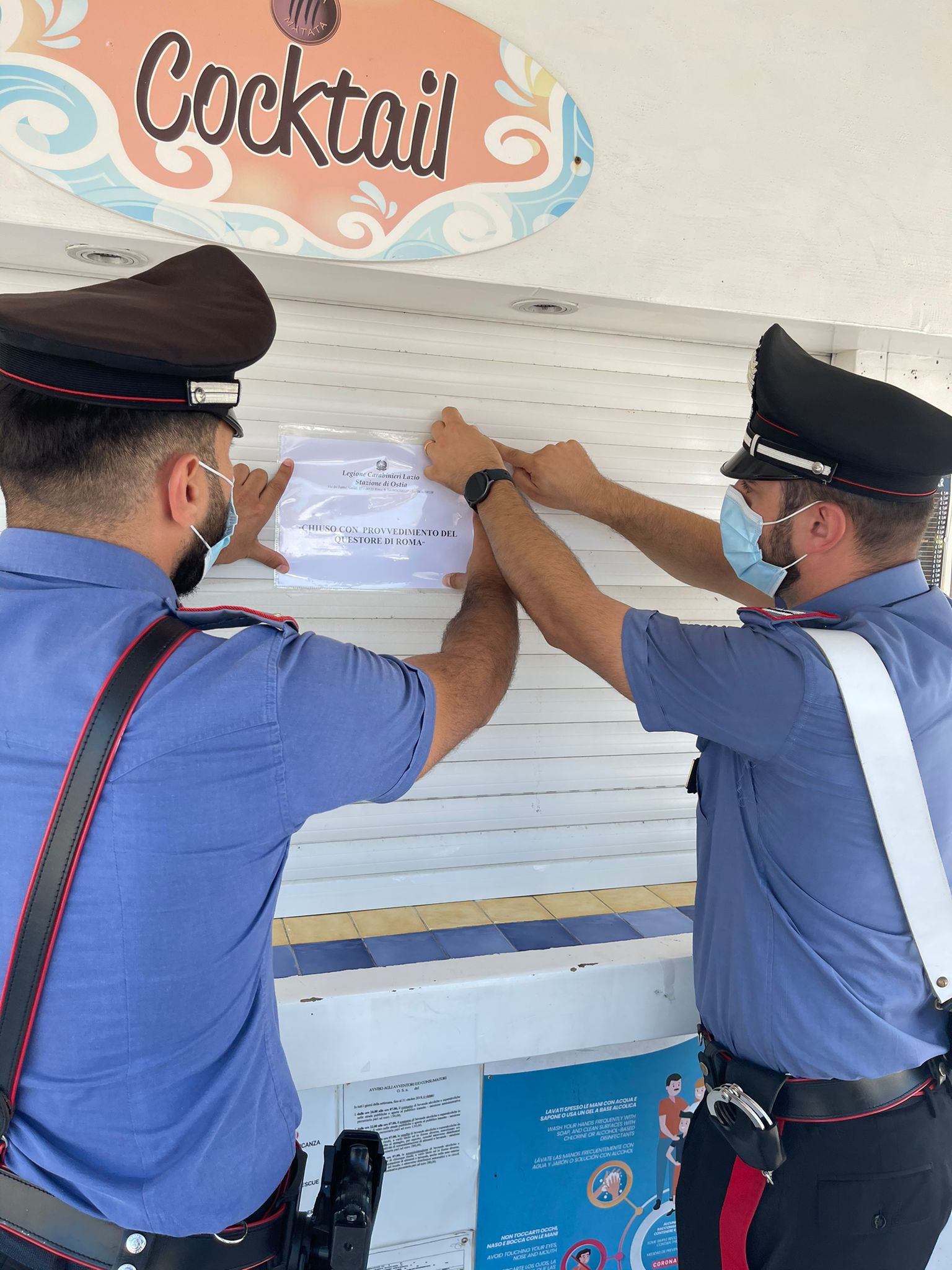 Ostia, chiuso chiosco sul lungomare: ritrovo di pregiudicati