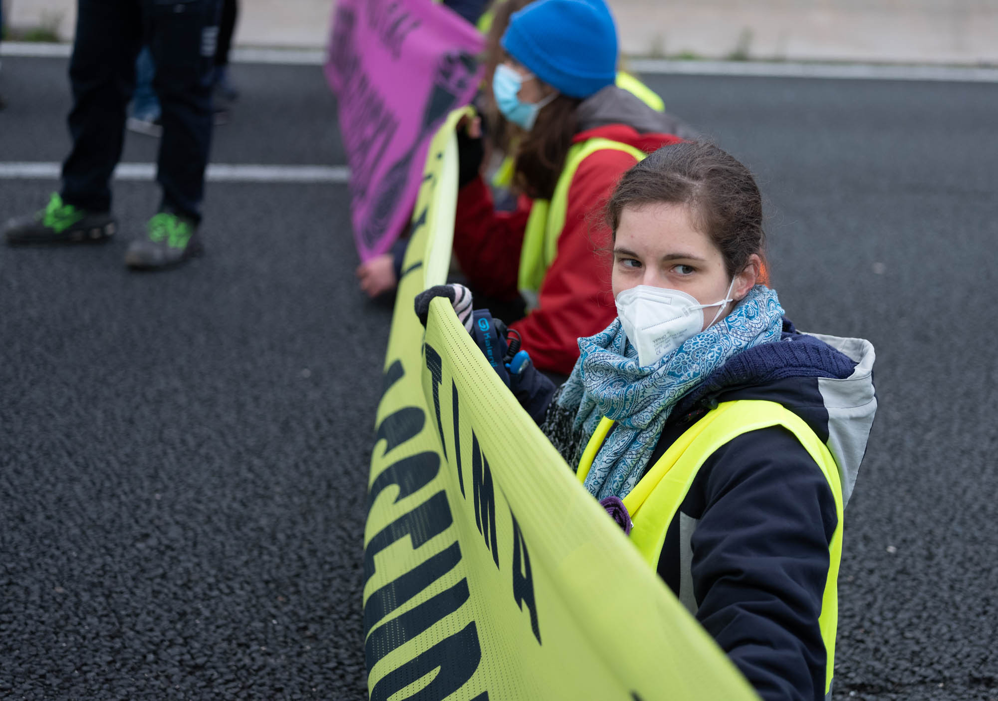 Roma, GRA bloccato dagli attivisti di Extinction Rebellion in difesa della crisi eco-climatica in Italia