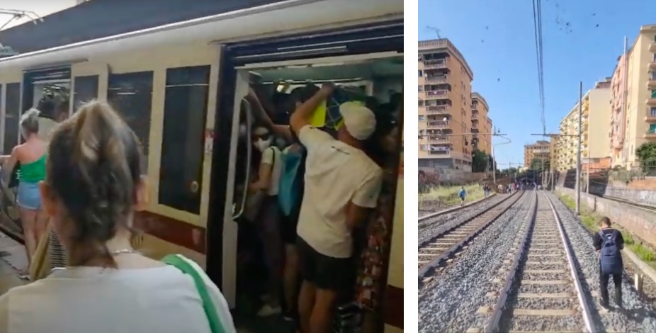 Disastro Roma Lido: guasti e treni stracolmi per i passeggeri di ritorno dal mare