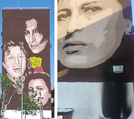 Vandalizzato murale di Anna Magnani a Tiburtino III. Valeriani: "Sarà presto ripristinato"