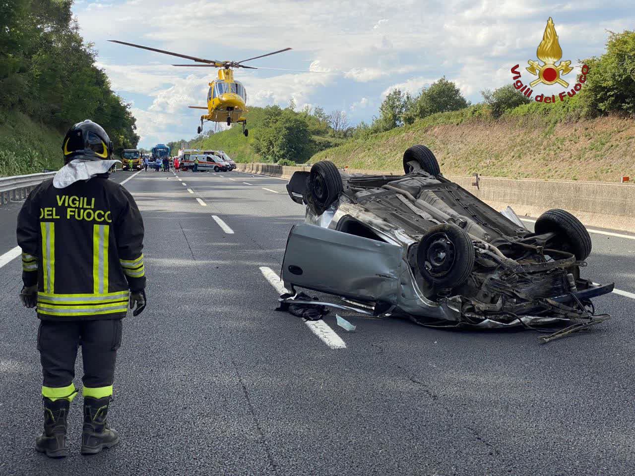 A1, incidente stradale tra Valmontone e Colleferro: grave una donna