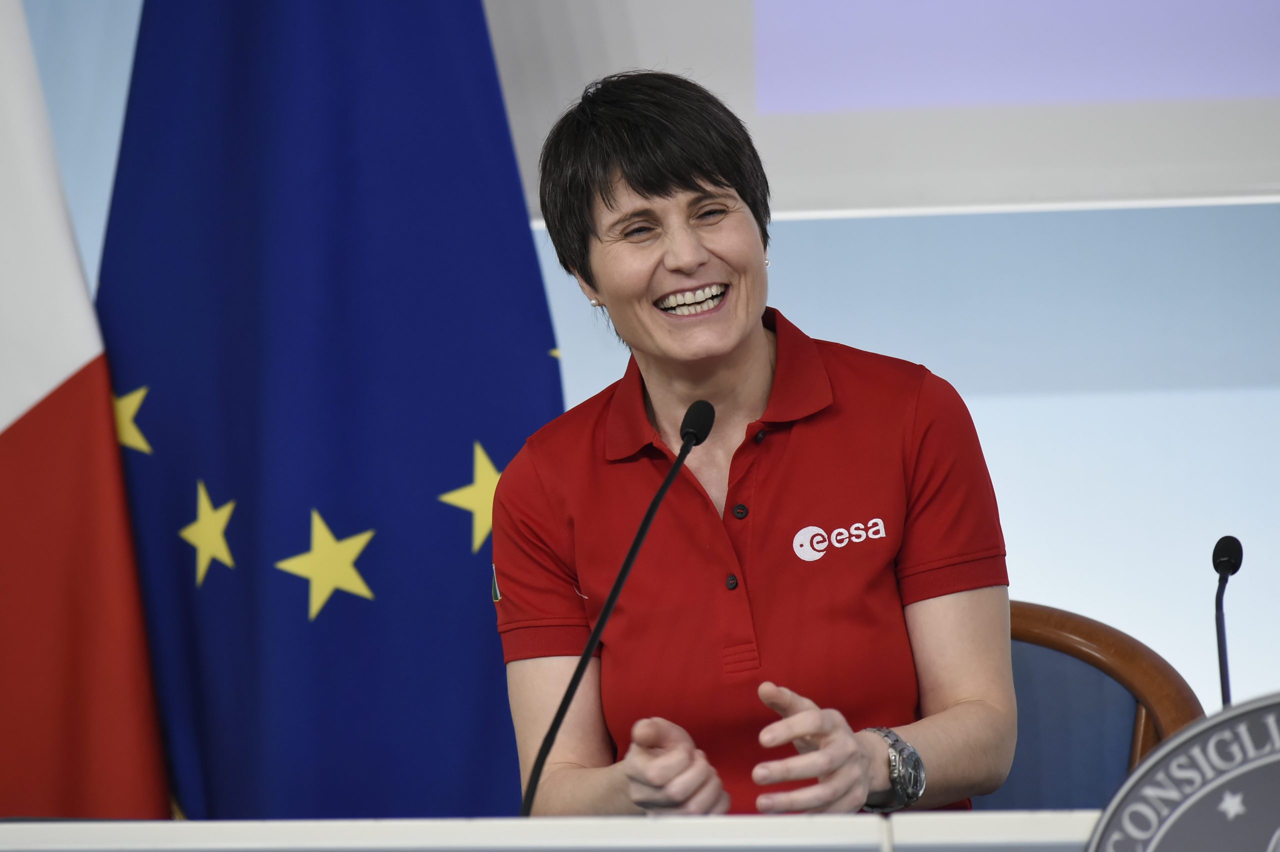 Samantha Cristoforetti, saluto dallo spazio alle Città di Anzio e Civitavecchia