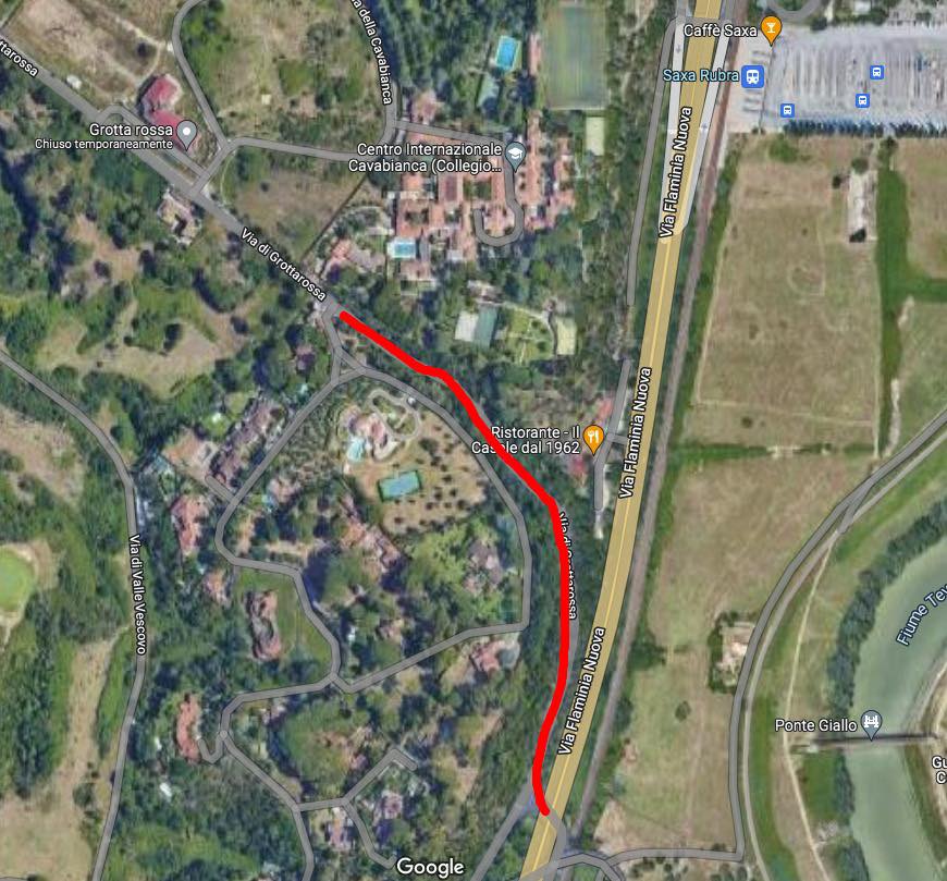 Via di Grottarossa non riapre. 25 alberi da tagliare per “tutelare l’incolumità pubblica”