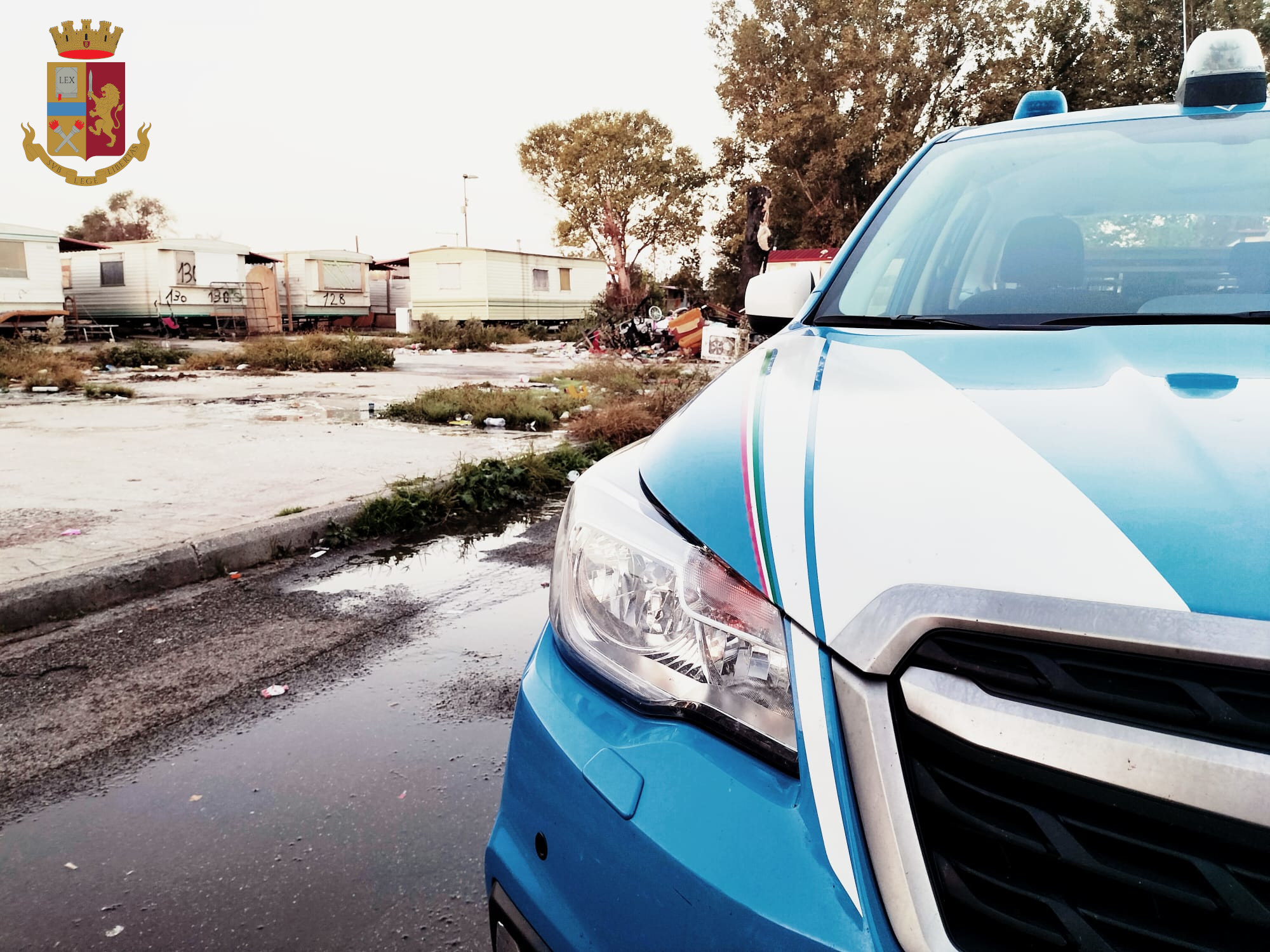 Roma, controlli nel campo rom di via di Salone: 181 identificati, 11 senza documenti