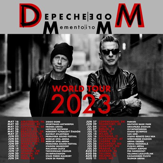 Depeche Mode tornano a Roma: 12 luglio allo Stadio Olimpico con Memento Mori World Tour 2023