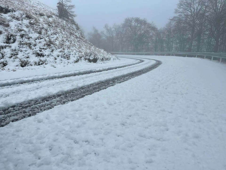 Roma, 35 cm di neve al Terminillo, a Campo Staffi e a Filettino dopo il maltempo di martedì
