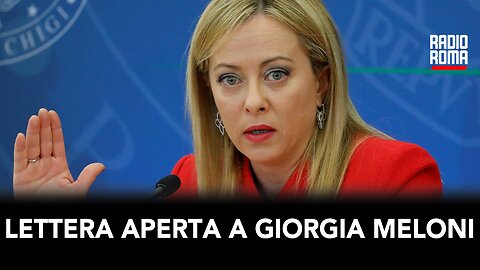 LETTERA APERTA A GIORGIA MELONI (con Dott. Francesco Alfredo Mazza)