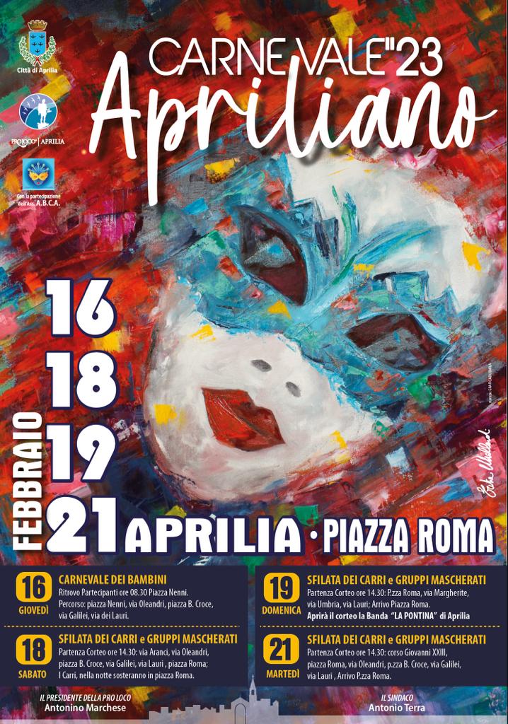 Aprilia, presentato il programma del Carnevale: giorni, orari ed eventi