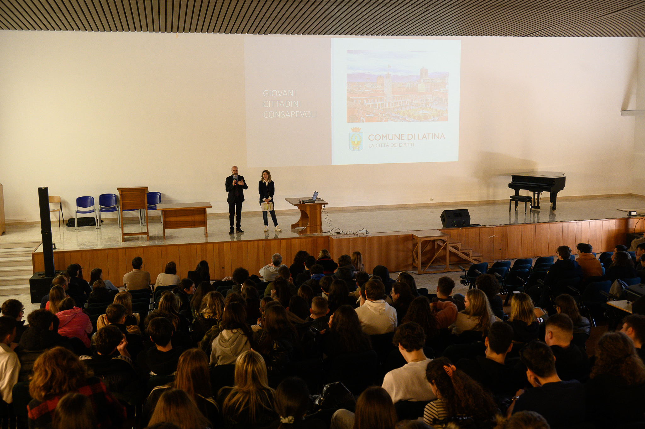 Latina, successo per il progetto con le scuole “Giovani cittadini consapevoli”
