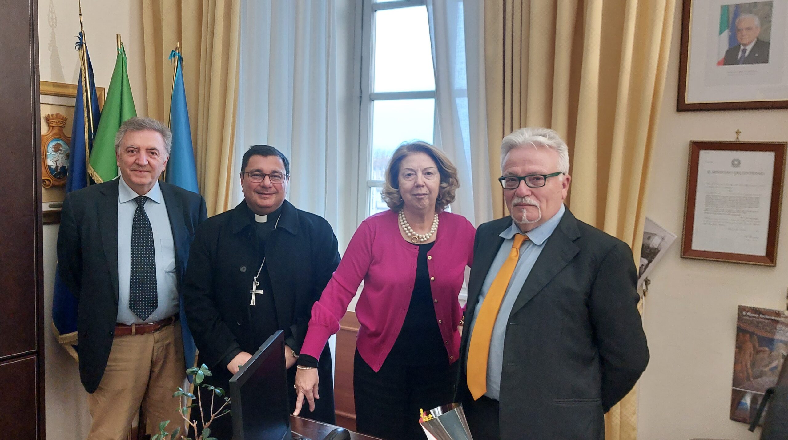 Anzio, Il Vescovo di Albano in visita a Villa Corsini Sarsina