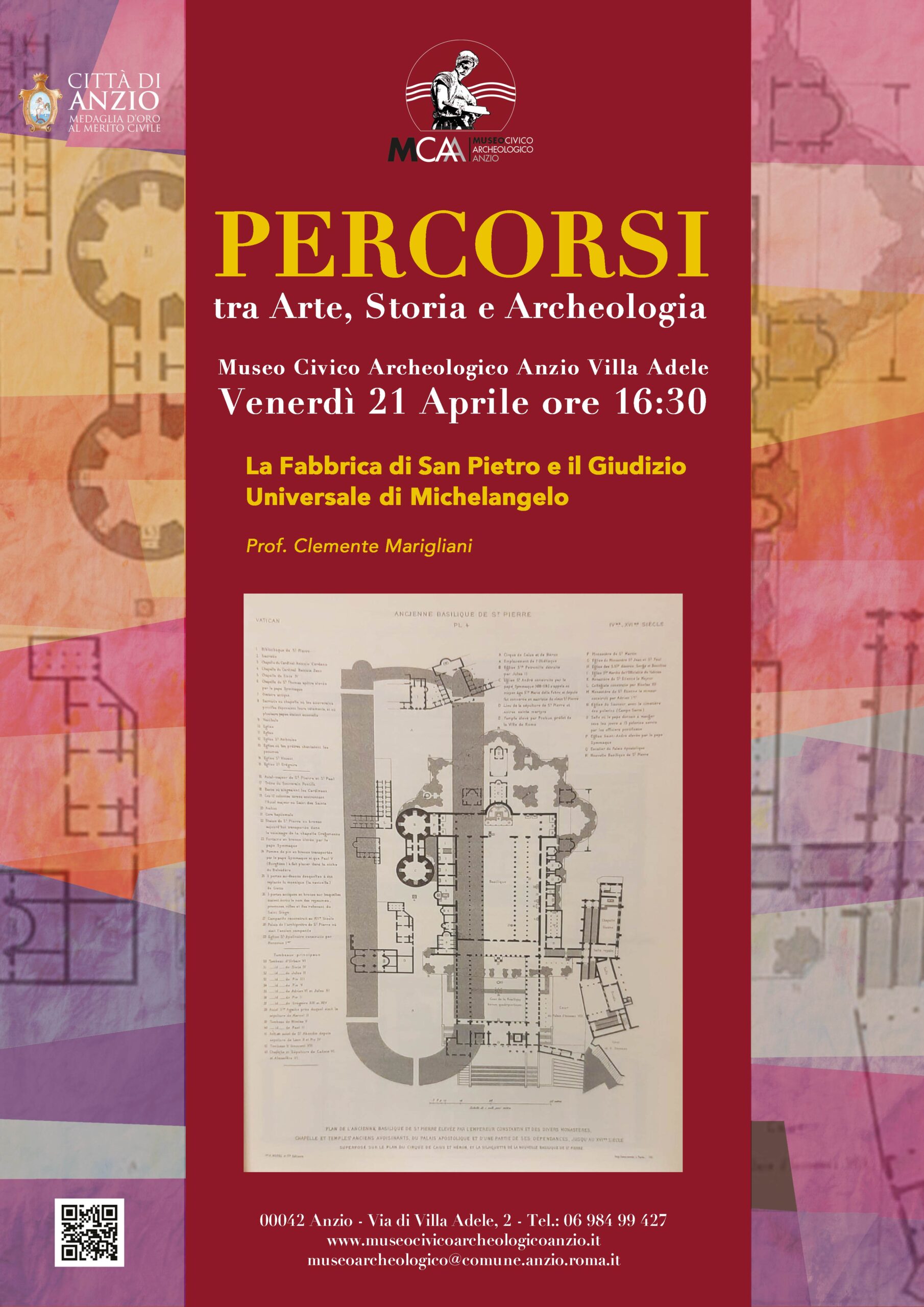 Anzio, venerdì 21 aprile al Museo Civico Archelogico il nuovo incontro del ciclo Percorsi