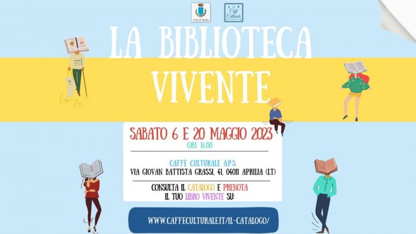 Aprilia, la Biblioteca Vivente: online il catalogo, date e info
