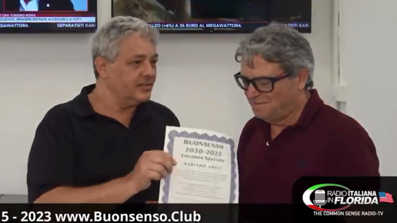 mariano amici premio buonsenso