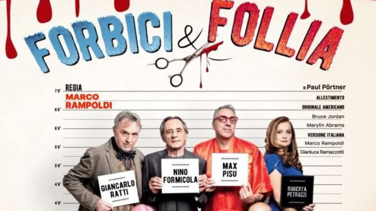 Al Teatro Manzoni di Roma debutta "Forbici e Follia" con Max Pisu e Gaspare