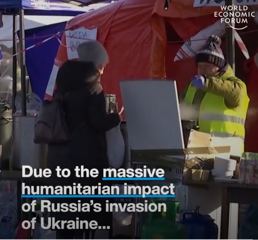 AGENDA 2030 WEF - Impatto umanitario invasione Russa in Ucraina AGENDA 2030 WEF - Impatto umanitario invasione Russa in Ucraina
