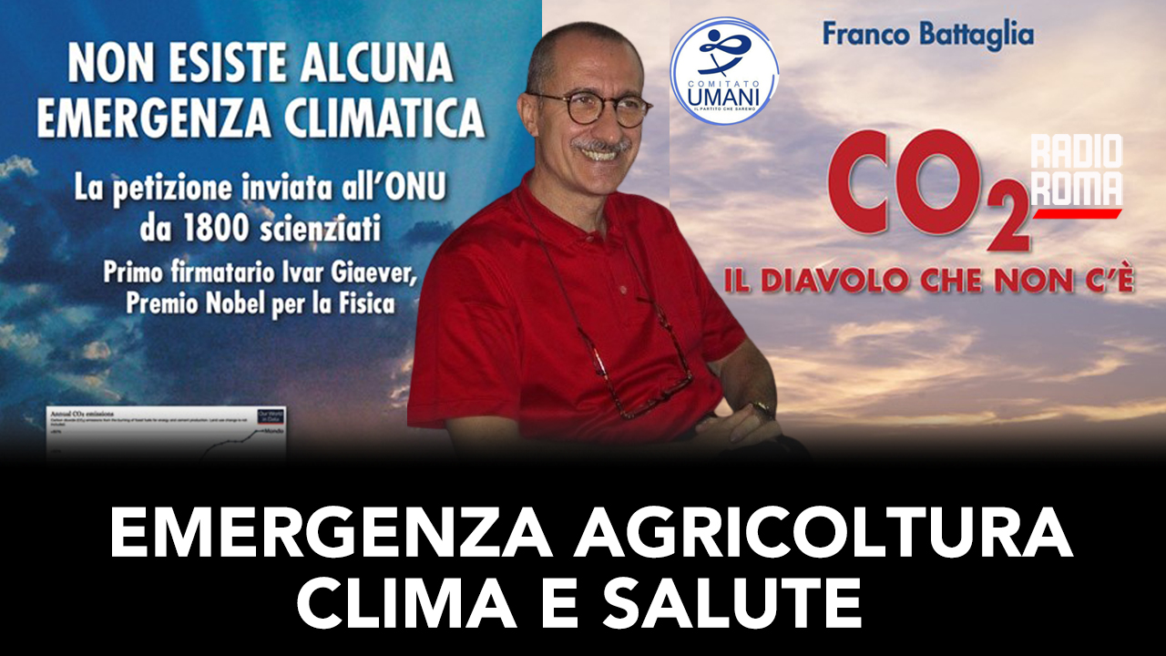 Emergenza agricoltura, CO₂, clima e salute (Con Franco Battaglia, 23/02/2024)