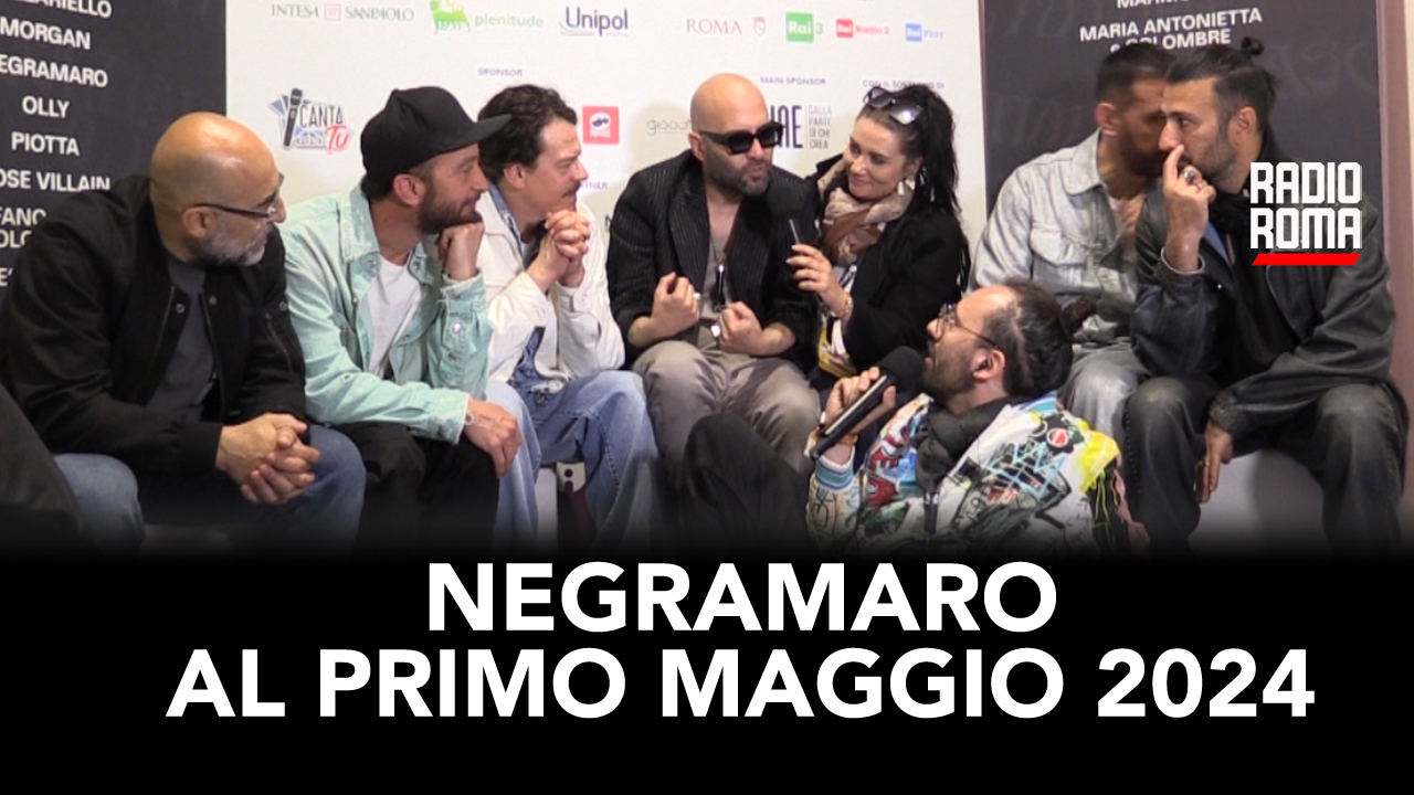 Negramaro al Primo Maggio 2024 - Backstage di Radio Roma