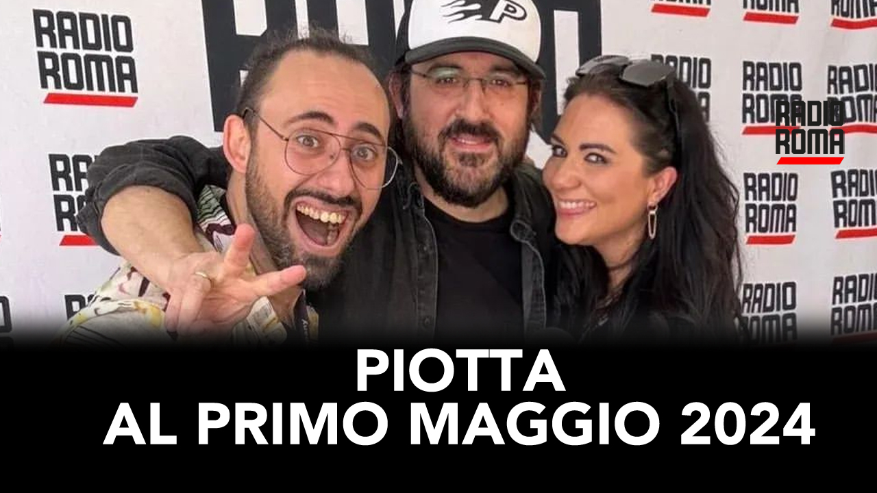 Piotta al Primo Maggio 2024 - Backstage di Radio Roma