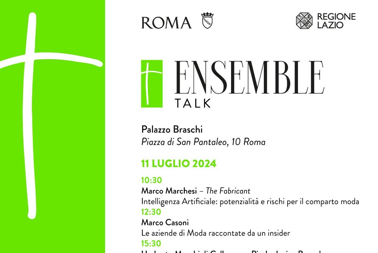 Moda, a Roma due giorni di incontri con i maggiori esponenti del settore