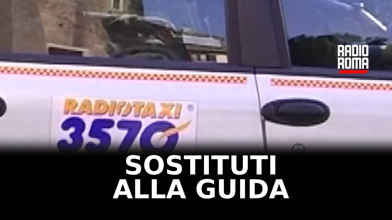 Taxi, protesta a Roma dei sostituti alla guida