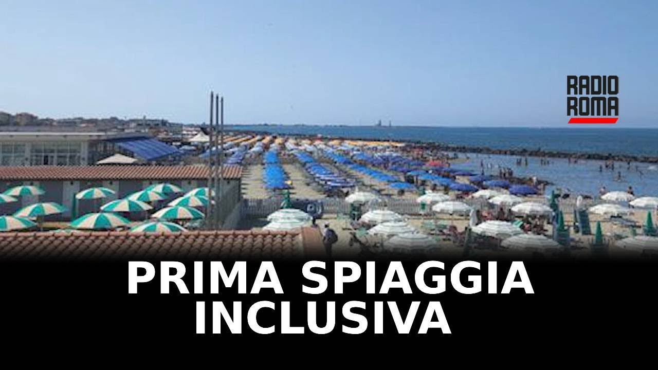 Inaugurata a Fiumicino la prima spiaggia inclusiva