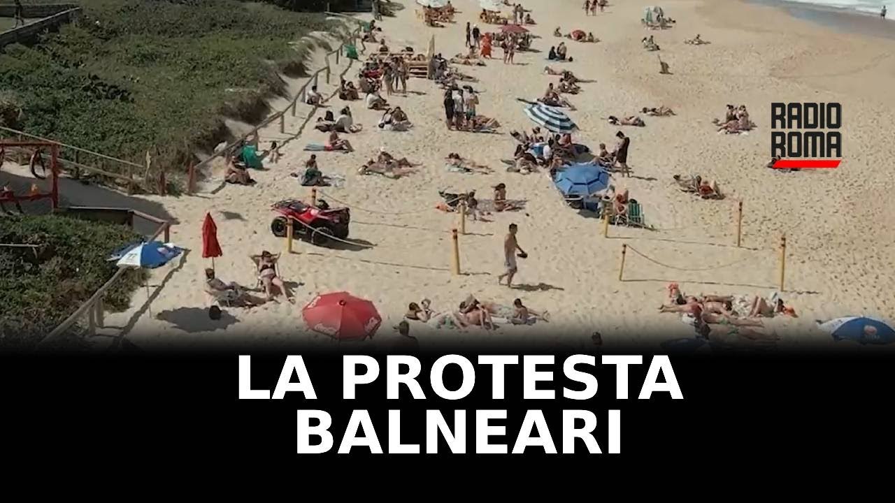 Stamane la protesta gentile dei balneari