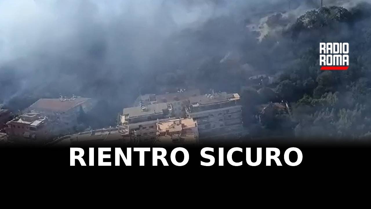 Rogo a Monte Mario, rientrate tutte le famiglie evacuate