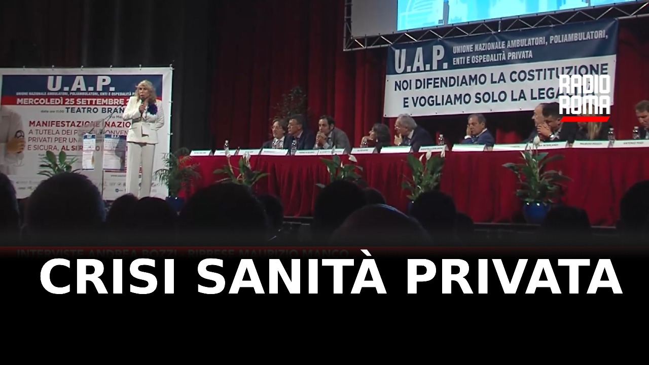 Sanità, Manifestazione Uap al teatro Brancaccio di Roma. Serve un tavolo permanente di confronto con il governo (VIDEO)