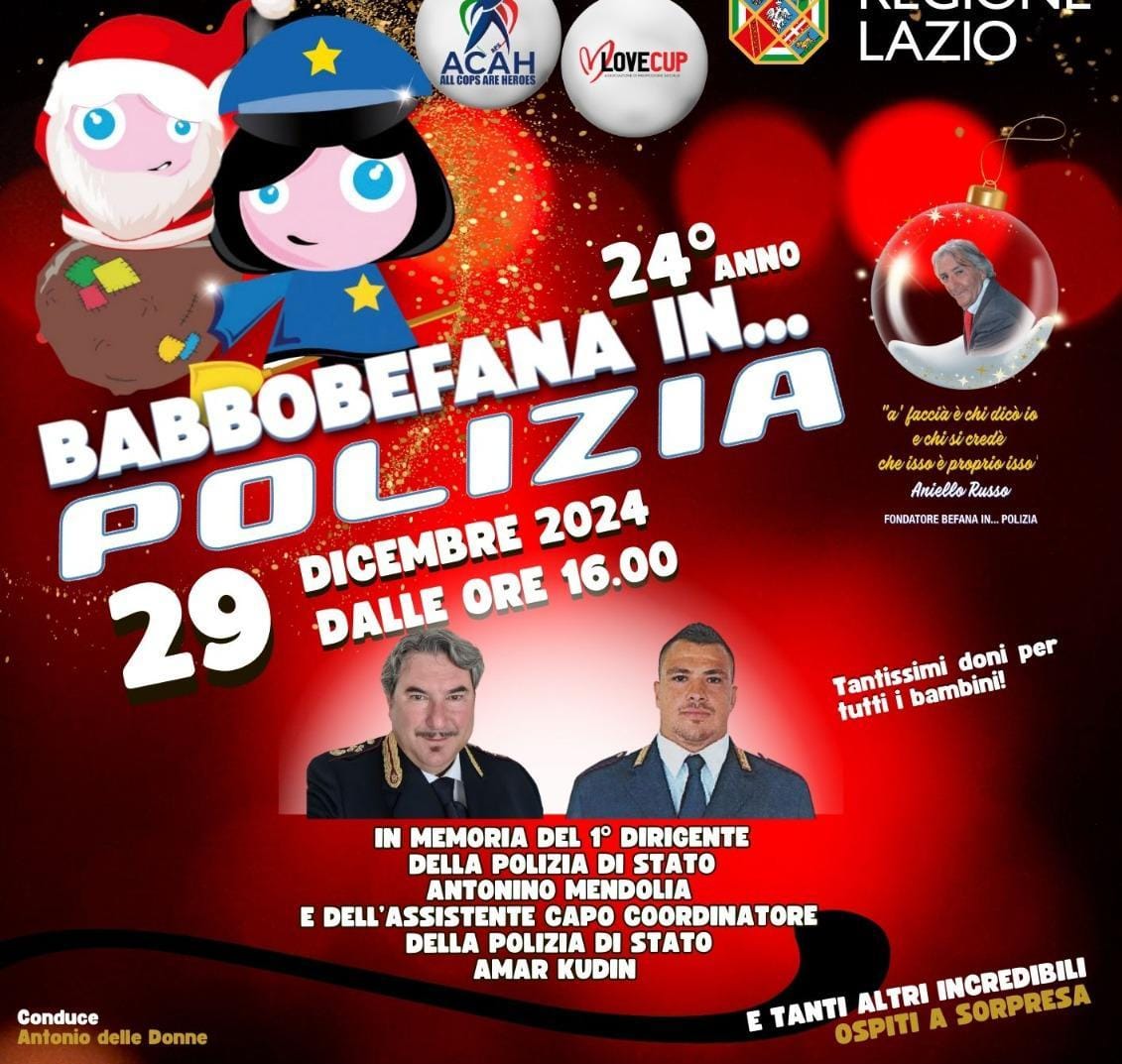"BabboBefana in... Polizia" torna a teatro a Roma