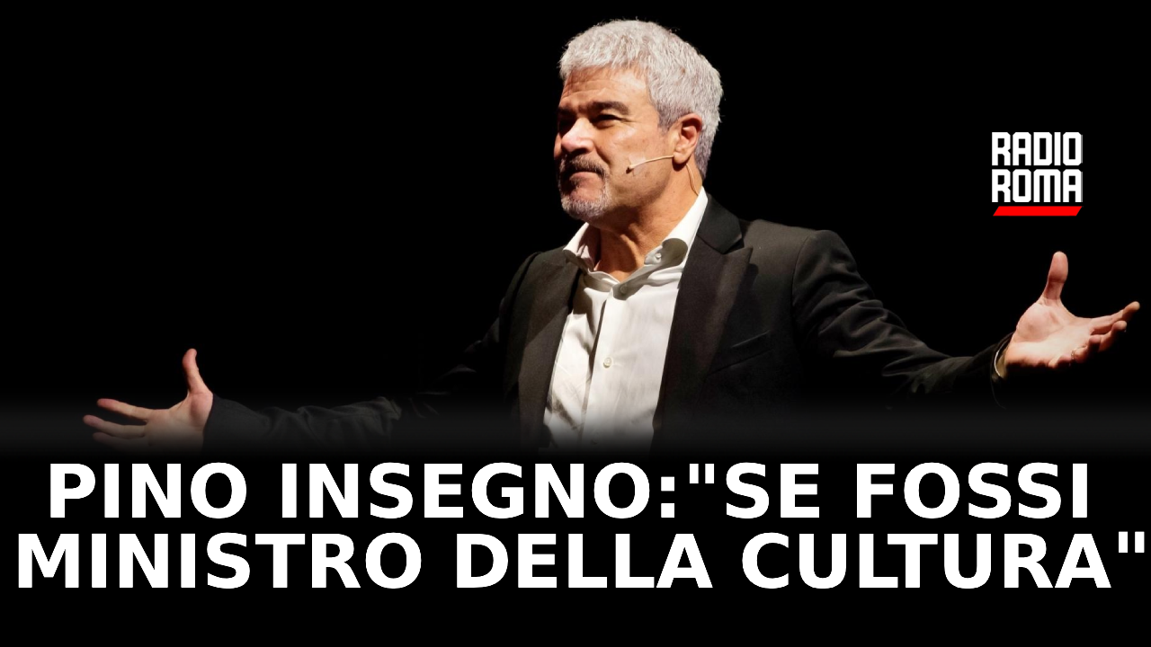 Pino Insegno: "Da ministro? Vocal coaching e teatro nelle scuole"
